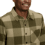 Black Diamond Project Heavy Flannel - Mens, Dark Moss/Pine Smoke, Medium, AP7440659722MED1