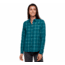 Black Diamond Serenity LS Flannel Shirt - Womens, Sea Pine/Blue Ash Plaid, Small, AP7530079190SML1