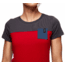 Black Diamond SS Campus Tee - Womens, Vermillion/Carbon/Ink Blue, Small, AP7300639232SML1