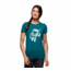 Black Diamond SS Spaceshot Tee - Womens, Sea Pine, Large, AP7300503032LRG1