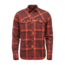 Black Diamond Technician Long Sleeve Shirt - Mens, Rust/Mocha Plaid, Small, APKS50618SML1