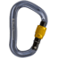 VaporLock Screwgate Carabiner-Dark Gray/Yellow