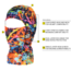BlackStrap The Kids Hood Balaclava, Kaaapow, One Size, BS-KH-P-KAAAPOW