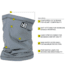 BlackStrap The Tube Dual Layer Facemask, Solid White, One Size, BS-T-S-WHITE