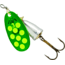 Blue Fox Classic Vibrax Spinner, 1/4 oz, Fluorescent Green/Fluorescent Yellow/Silver UV, 60-30-325ICIC