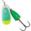 Blue Fox Classic Vibrax Spinner 1/4oz UV Green Scale/Chartreuse Tip, 60-30-315IC