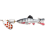 Blue Fox Vibrax Chaser 2 Lure, 2-4Ft, Blade Size 2 Treble Hook, Silver, 2-4Ft, 1/2oz, BFVCH3S