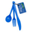 Blue Sky Gear PackWare Camping Utensils with Biner, Blue 32-02073-00