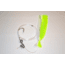 Blue Water Candy Ballyhoo Rig, 1/2oz, Chartreuse/White, 11260
