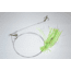 Blue Water Candy Featherweight King Rig Double #4Treble #5Wire, Lime, 35057