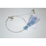 Blue Water Candy Featherweight King Rig Double #4Treble #5Wire, Lt Blue, 35253