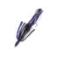 Blue Water Candy HOO-DA-BOMB JAG over 8oz. Squid Skirt w/tandem 9/0 Hook Set, 480# Cable, Purple/Black, 58515