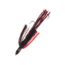 Blue Water Candy HOO-DA-BOMB JAG over 8oz. Squid Skirt w/tandem 9/0 Hook Set, 480# Cable, Red/Black, 58514