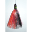 Blue Water Candy Mini Jag, 6in, 5/8oz, Red/Black Skirt/Black Head, 52014