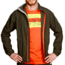 Blurr Motive Jacket - Mens-Charcoal Pinstripe-Large