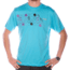 Blurr Squircle Tee - Men's-Blue Lagoon-Small