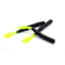 BnR Tackle Holey Worm, 8, 3.5in, Black Betty, BB3.5