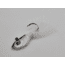 BnR Tackle Walleye Jigs, Silver Ghost, 1oz, WJSG1