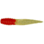 Bobby Garland Slab Slay'R Soft Bait, 12, 2in, Red/Chartreuse Silver, BG2SS1809-12