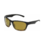 Body Glove Vapor 1902 Sunglasses, Shiny Black to Brown Demi Fade Frame, Smoke with Gold Mirror Polarized Lenses 10249095.QTS