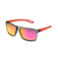 Body Glove Bombara Sunglasses, Shiny Grey Frame, Smoke Polarized Pink Mirror Flash Lens, Polarized, 10236074.QTM
