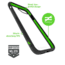 Bodyguardz Unequal iPhone 7 Contact, Black/Green, Black/Green, BG-42778