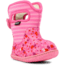 Bogs Baby Bogs Classic Flower Stripe Boot,Bubble Gum Pink,Size 4 71565I-662-4