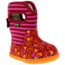 Bogs Baby Bogs Classic Flower Stripe Boot,Cranberry,Size 7 71565I-608-7
