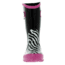 Bogs Rain Zebra Boot,Black Multi,Size 8 71740-009-8