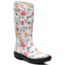 Bogs Rainboot Vintage Rose Shoes - Womens, Ivory Multi, 9, 72979-114-9