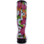 Bogs Womens Spring Flowers Rain Boot,Black Multi,Size 9 71897-009-9