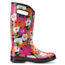 Bogs Womens Spring Flowers Rain Boot,Black Multi,Size 9 71897-009-9