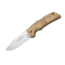 Boker 1500Ol Fox Elite Folding Knife, 3.9in, N690, Uncoated, Brown, 1500OL