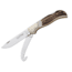 Boker 500/2Ce Fox Multi Hunter Folding Knife, 3.3in, N690, Stag, Uncoated, Brown, 500/2CE