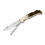 Boker 500/2Sce Fox Multihunter Stag2 Folding Knife, 3.3in, N690, Uncoated, Brown, 500/2SCE