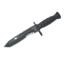 Boker Fx-3002 Oplita Bayonet Tanto Fixed Blade Knife, 7.3in, N690, Forprene, Black, FX-3002