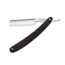 Classic Straight Razor Folding Knife, Black
