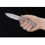 Boker USA Plus Exskelibur I Titan Folding Blade Knife,3.5in,CPMS35VM Blade,Titanium Handle 01BO133