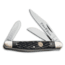 Boker USA Stockman Three Blade Folding Knife, Jigged Black Handle 110725