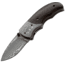 Boker USA Stubby, Ebony Wood Handle, Damascus, Plain B-01MB178DAM