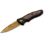 Boker USA Tirpitz Damascus Gold 42 Knife, Brown, Small, 110196DAM
