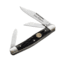 Boker USA Traditional Series Medium Stockman Folding Knife,Carbon Steel Blade,3.5in Closed,Jigged Black Bone Handle,Clam Pack 110728C