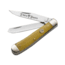 Boker USA Traditional Series Trapper Smooth Bone Knife, Yellow, Small, 110731