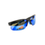 Bolle Breaker Sunglasses, Matte Black/Blue Frame, Polarized Offshore Blue Oleo AR Lens, 12110