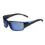 Bolle Keelback Sunglasses, Shiny Black/Blue Translucent Frame, Offshore Blue Oleo AR Lens, Polarized, 11903