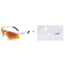 Bolle Vigilante Sunglasses, Shiny White Frame, TNS Fire Lens w/ Bolle Prescription Large Rx Adapter, 11448-KIT