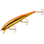 Bomber Long 15A Slender Minnow Jerkbait, 4-1/2in, 1/2oz, Gold Chrome Fluoriscent Orange/White, B15AMKFOW
