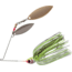 Booyah Counter Strike Double Willow Spinnerbait, 3/8oz, Chart Pearl/Gold, BYCSW38660