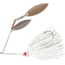 Booyah Counter Strike Double Willow Spinnerbait, 3/8oz, Snow White, BYCSW38615