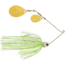 Booyah J.C. Covert Spinnerbait, 3/8oz, G/G Col Wt Cht Slvsc/PrCht, BYCVS38GGC729